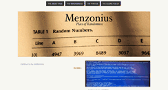 Desktop Screenshot of menzonius.nl